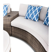Cayden 6 Piece Curved Sectional Group - The Great Escape