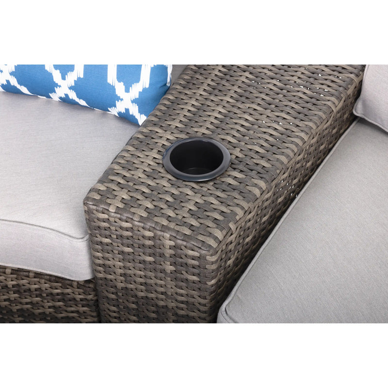 Cayden 6 Piece Curved Sectional Group - The Great Escape