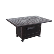 38" X 56" Grand Terrace Fire Table W/ Lid - The Great Escape