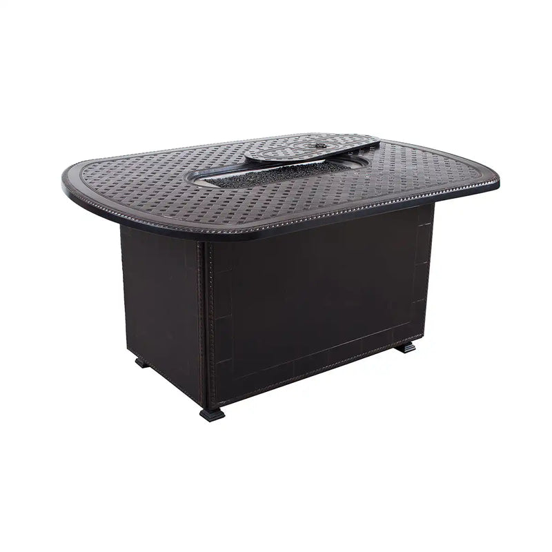 52"x72" Grand Terrace Counter Height Fire Table - The Great Escape
