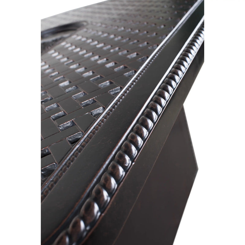 52"x72" Grand Terrace Counter Height Fire Table - The Great Escape