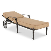 Grand Terrace Cast Chaise W/ Cushion - The Great Escape