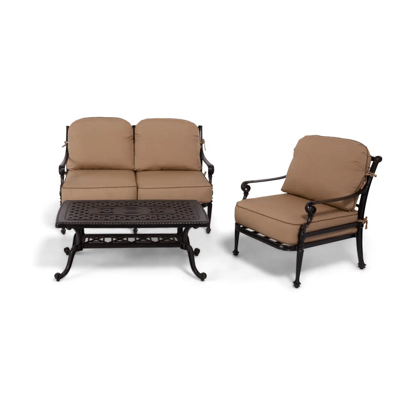 Grand Terrace 4 Piece Loveseat Collection - The Great Escape
