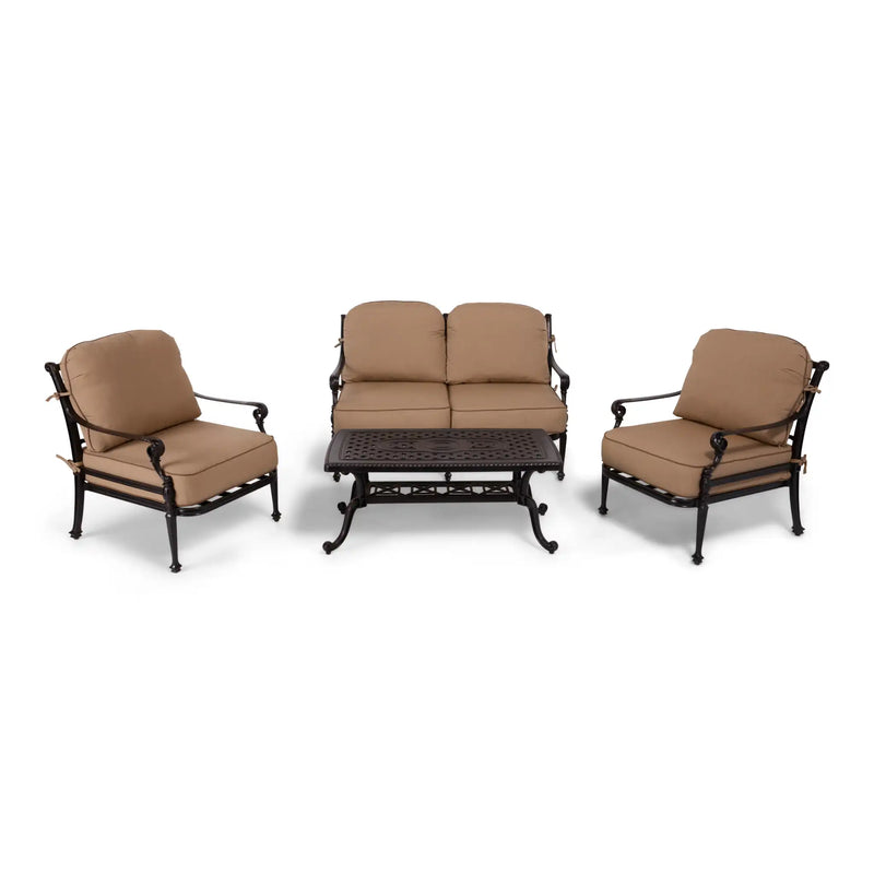 Grand Terrace 4 Piece Loveseat Collection - The Great Escape