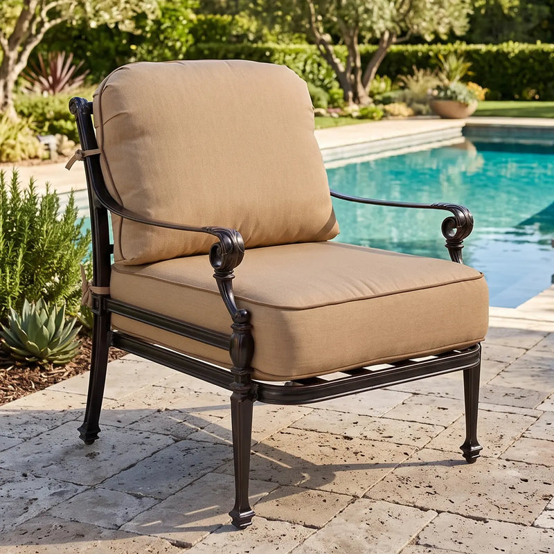 Grand Terrace Cushioned Lounge Chair - The Great Escape