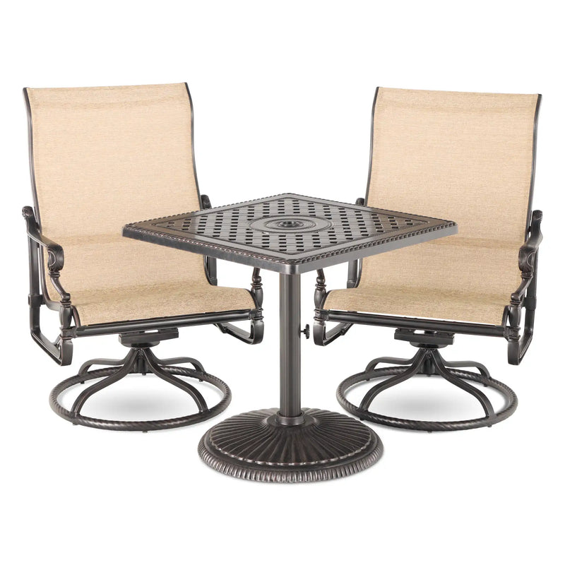 Grand Terrace Sling 3 Piece Bistro Group
