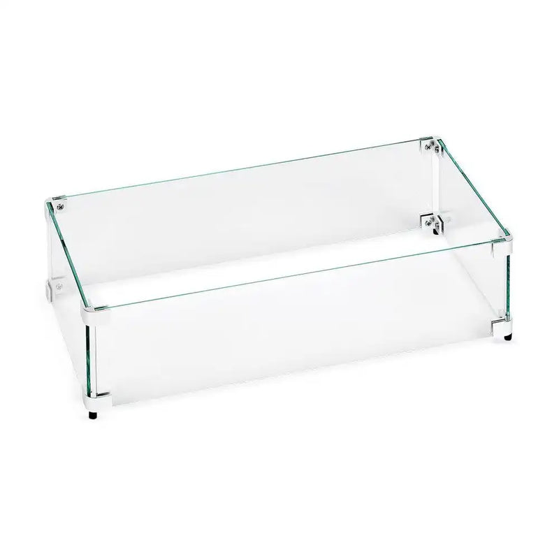 13" x 29" Gensun Rectangle Glass Wind Guard - The Great Escape