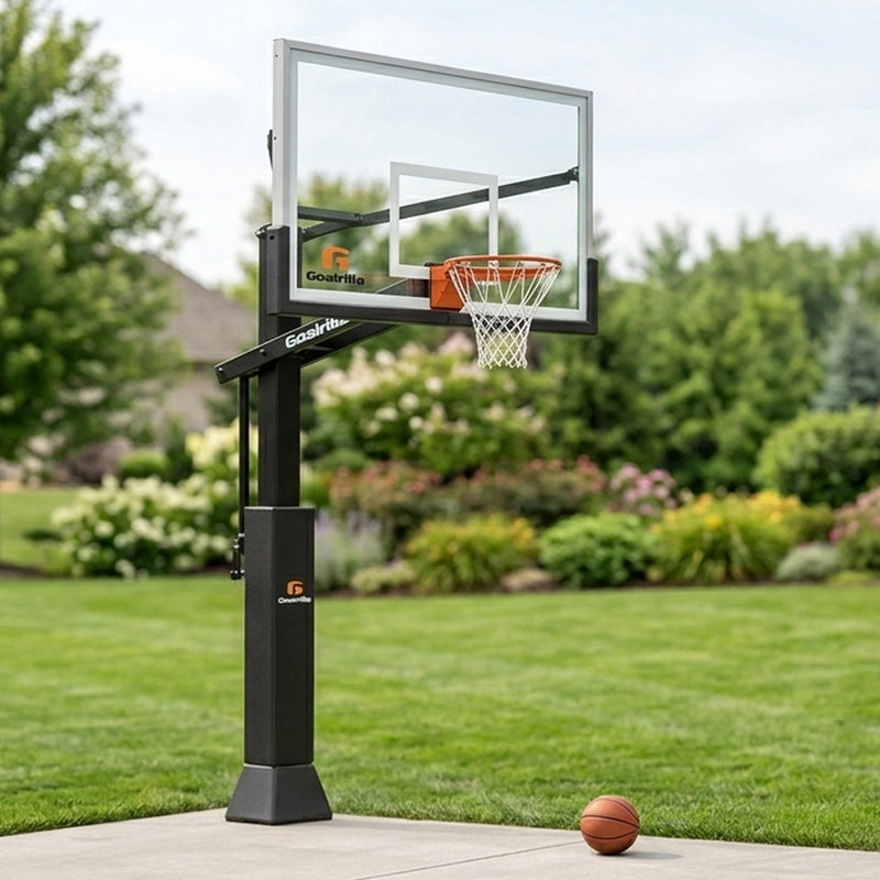 Goalrilla Clear View 60 System W/ Universal Pole Pad & Backboard Pad