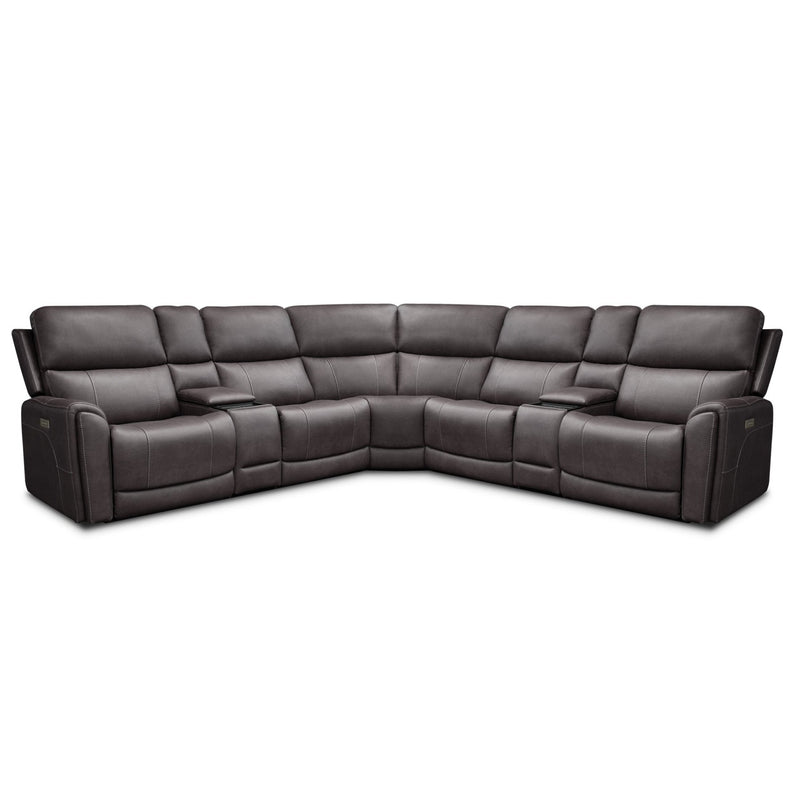 Picture of Owen Smoke 6 Piece Motion Sectional