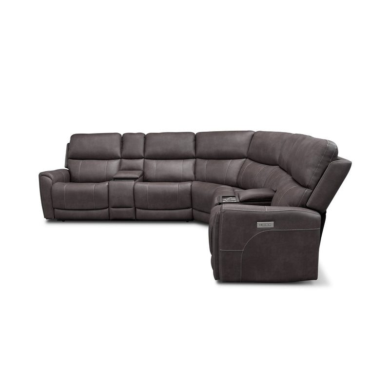 Picture of Owen Smoke 6 Piece Motion Sectional