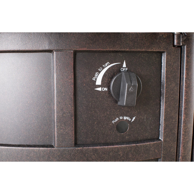 48" Tuscany Fire Table W/ Lid - The Great Escape