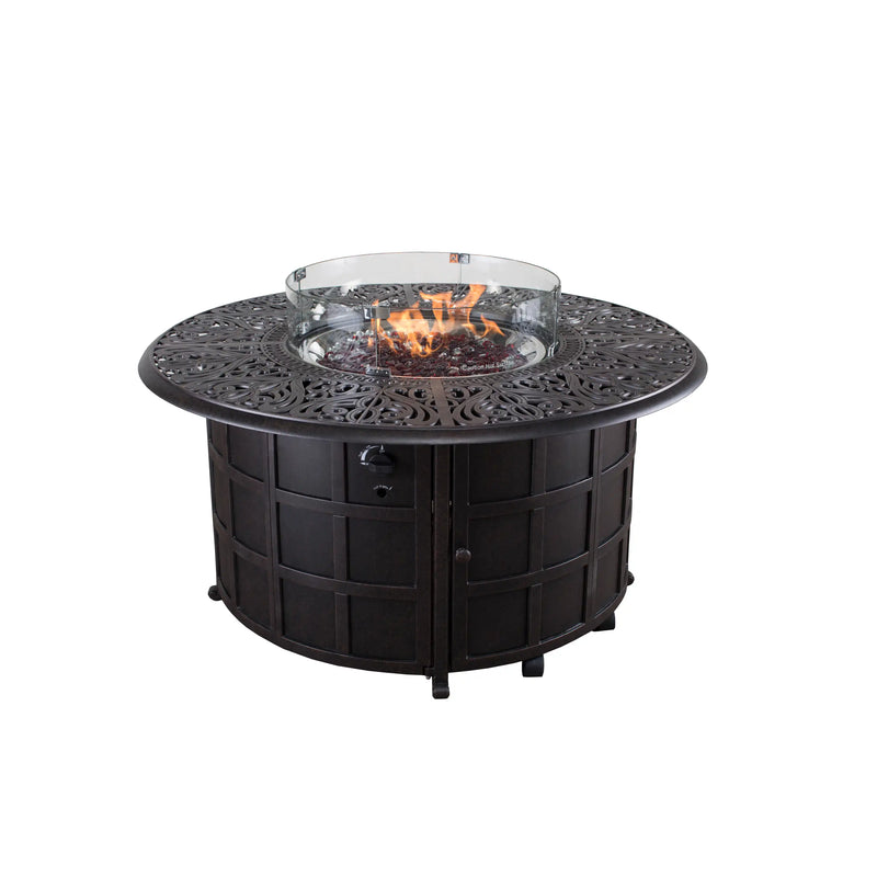 48" Tuscany Fire Table W/ Lid - The Great Escape