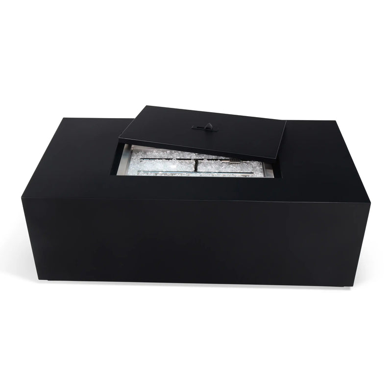 25"x48" MOD Black Fire Table W/ Lid - The Great Escape