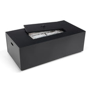 25"x48" MOD Black Fire Table W/ Lid - The Great Escape