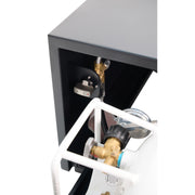 25"x48" MOD Black Fire Table W/ Lid - The Great Escape