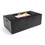 25"x48" MOD Black Fire Table W/ Lid - The Great Escape