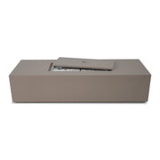25"x72" MOD Faux Concrete Fire Table W/ Lid - The Great Escape
