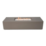 25"x72" MOD Faux Concrete Fire Table W/ Lid - The Great Escape