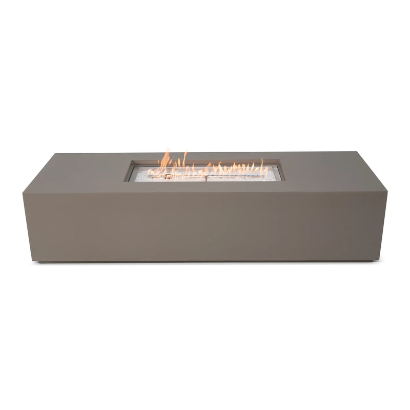 25"x72" MOD Faux Concrete Fire Table W/ Lid - The Great Escape