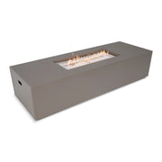 25"x72" MOD Faux Concrete Fire Table W/ Lid - The Great Escape