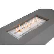 25"x72" MOD Faux Concrete Fire Table W/ Lid - The Great Escape
