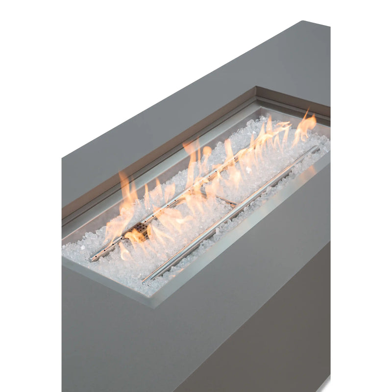 25"x72" MOD Faux Concrete Fire Table W/ Lid - The Great Escape