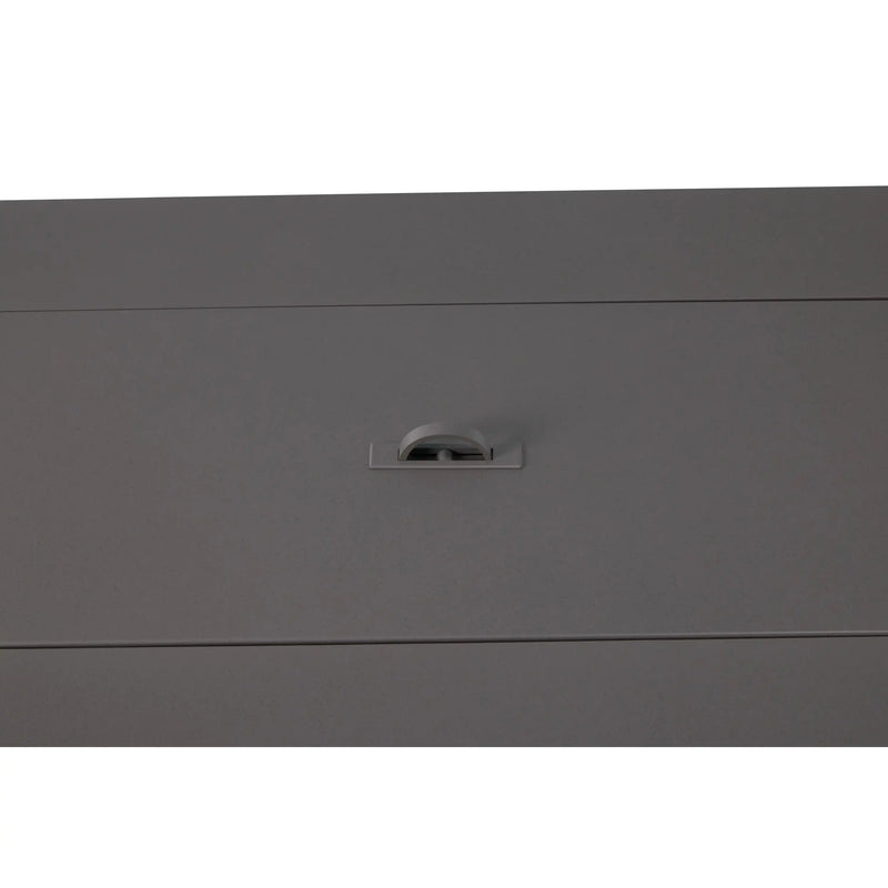 25"x72" MOD Faux Concrete Fire Table W/ Lid - The Great Escape