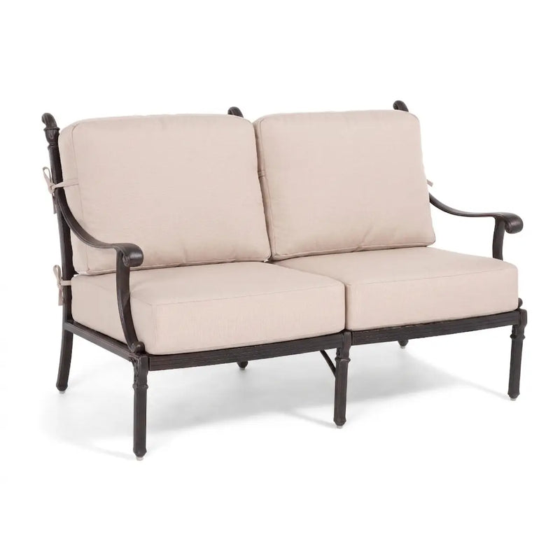 Grand Tuscany Cushioned Loveseat Spectrum Sand - The Great Escape