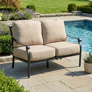 Lakeland Cushioned Loveseat Cast Shale - The Great Escape