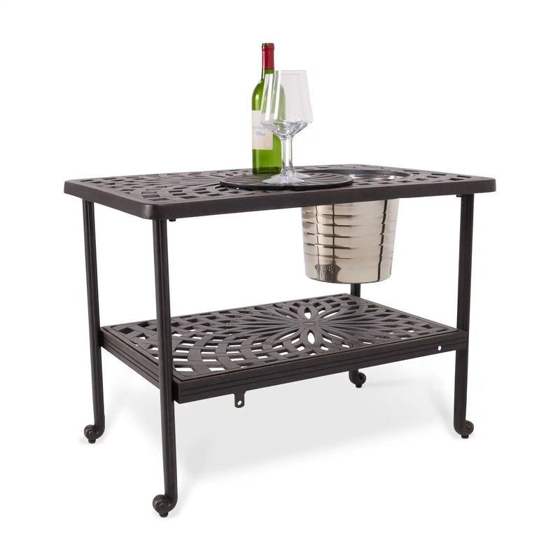 Mayfair Sectional Table With Ice Bucket - The Great Escape