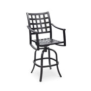 Stratford Black Swivel Barstool - The Great Escape