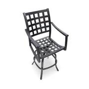 Stratford Black Swivel Barstool - The Great Escape