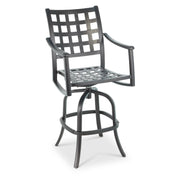 Stratford Black Swivel Barstool - The Great Escape