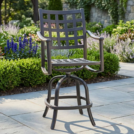Stratford Swivel Counter Height Stool - The Great Escape