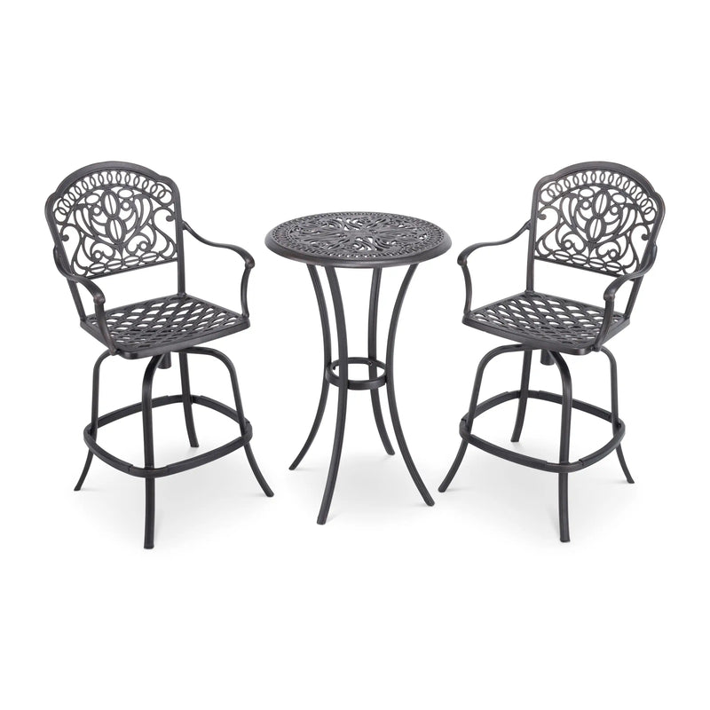 Tuscany 3 Piece Bar Height Bistro Group - The Great Escape