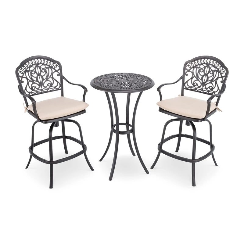 Tuscany 3 Piece Bar Height Bistro Group - The Great Escape