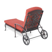 Tuscany Chaise Lounge W/ Cushion in Canvas Henna - The Great Escape
