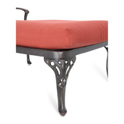 Tuscany Chaise Lounge W/ Cushion in Canvas Henna - The Great Escape