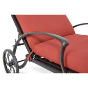 Tuscany Chaise Lounge W/ Cushion in Canvas Henna - The Great Escape