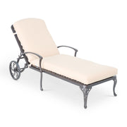 Tuscany Chaise Lounge W/ Cushion in Spectrum Sand- The Great Escape