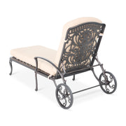 Tuscany Chaise Lounge W/ Cushion in Spectrum Sand - The Great Escape