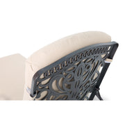 Tuscany Chaise Lounge W/ Cushion in Spectrum Sand - The Great Escape