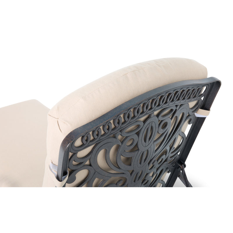 Tuscany Chaise Lounge W/ Cushion in Spectrum Sand - The Great Escape