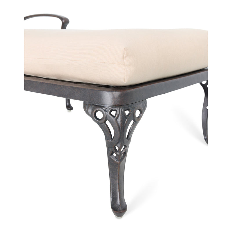 Tuscany Chaise Lounge W/ Cushion in Spectrum Sand - The Great Escape