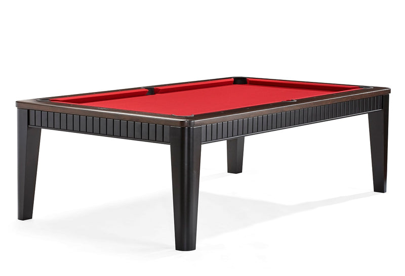 8' Brunswick The Henderson Pool Table Matte Black/Walnut Rail - The Great Escape