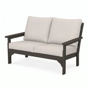 Vineyard Loveseat Vintage Coffee In Stock - The Great Escape