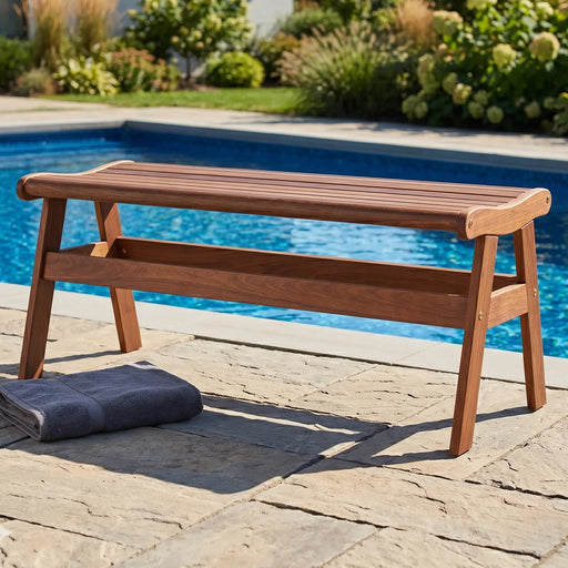 Amber Backless Bench - The Great Escape