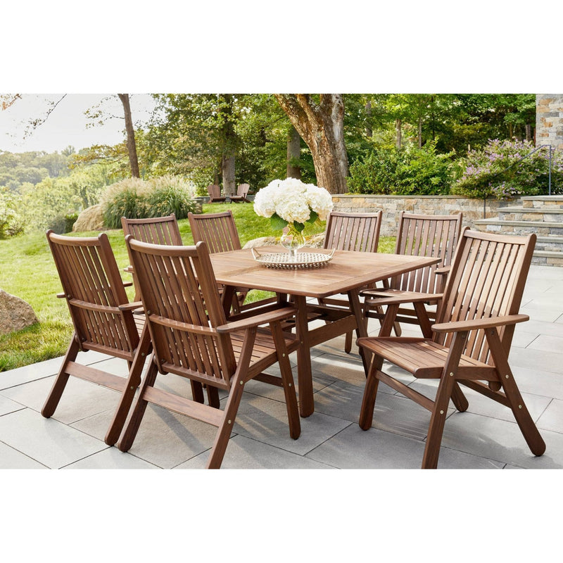 Picture of the Governor Dining 9 Piece Set in Ipe wood