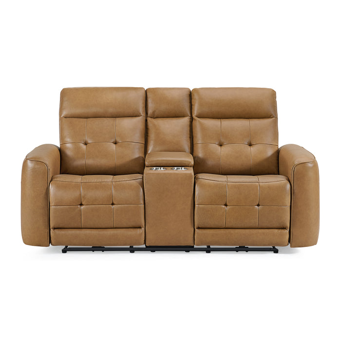 Picture of Cole Brown Dual Power Loveseat