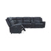 Picture of the 6 Piece Studio Grey Motion Sectional Group